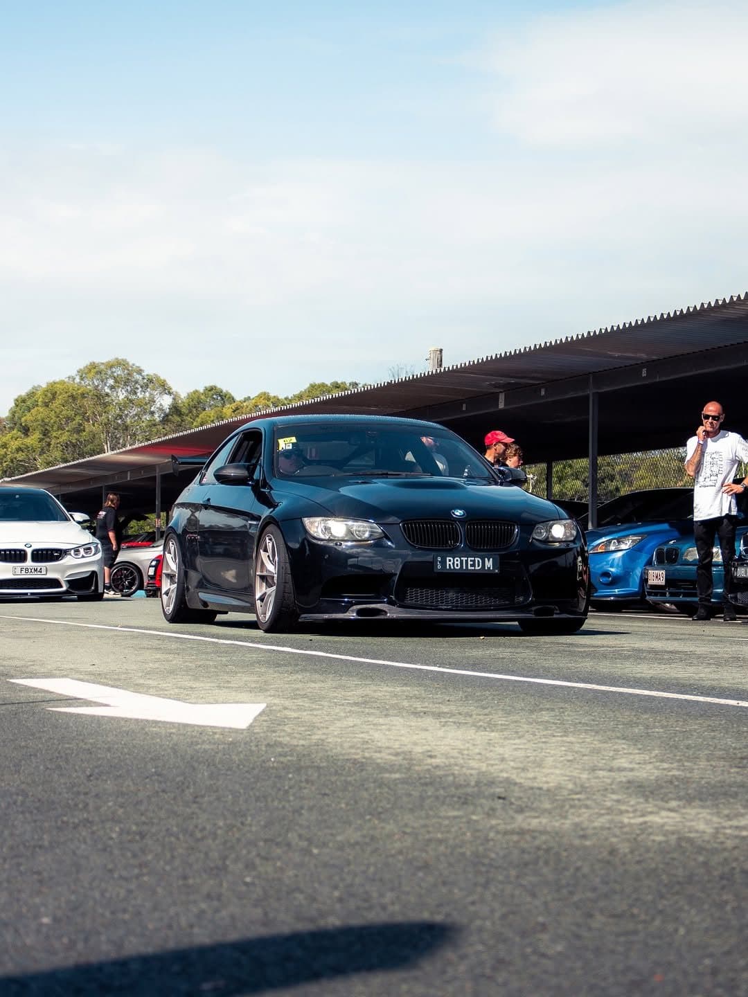 Multiple BMWs at Lakeside Park car show
